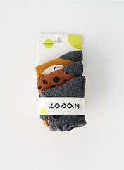 Chaussettes marron LOSAN pour garçon seconde vue