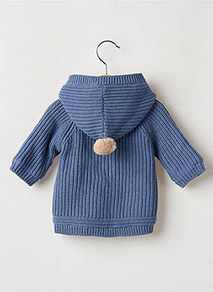 Gilet manches longues col rond bleu MAYORAL garçon