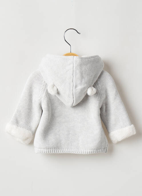Gilet manches longues gris LOSAN pour enfant