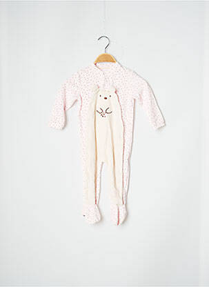 Pyjama fermeture pressionnée à l'entrejambe rose LOSAN fille