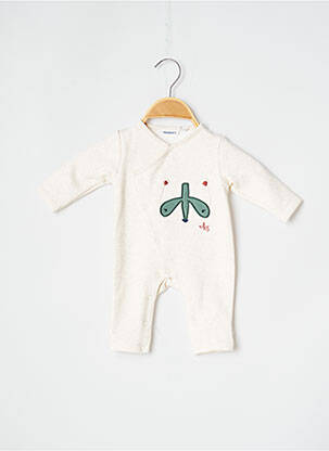 Combi-pantalon coupe ajustée manches longues beige NOUKIE'S garcon