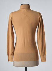 Pull col roulé beige BISCOTE pour femme seconde vue