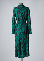 Robe longue vert KAFFE pour femme seconde vue