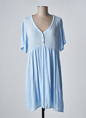 Robe mi-longue bleu KAFFE pour femme