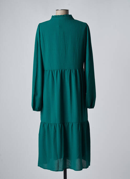 Robe mi-longue vert KAFFE pour femme