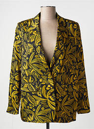 Blazer poches jaune SEE U SOON femme