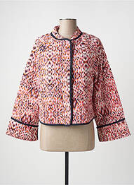 Veste casual coupe droite rose ATELIER REVE femme