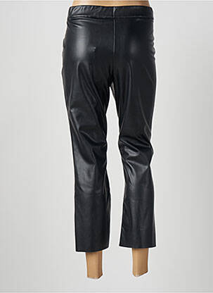 Pantalon 7/8 stretch taille normale noir KAFFE femme