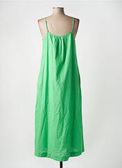 Robe longue vert KAFFE pour femme seconde vue