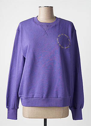 Sweat-shirt violet KAFFE pour femme
