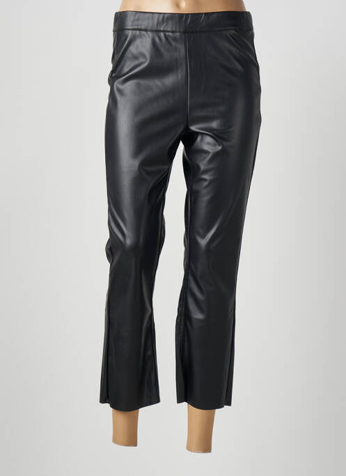 Pantalon 7/8 stretch taille normale noir KAFFE femme