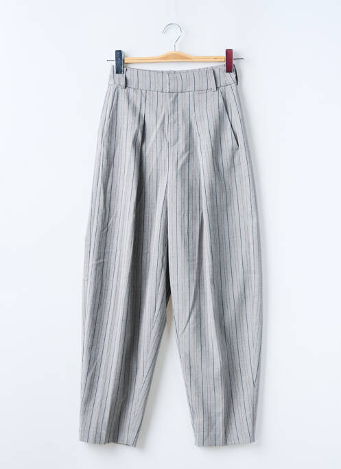 Pantalon droit coupe carotte gris IN WEAR femme