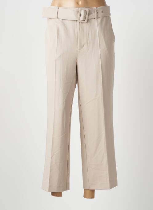 Pantalon 7/8 beige KAFFE pour femme