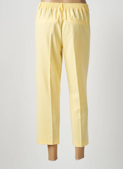 Pantalon 7/8 jaune KAFFE pour femme