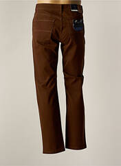 Pantalon droit marron PIONEER pour homme seconde vue