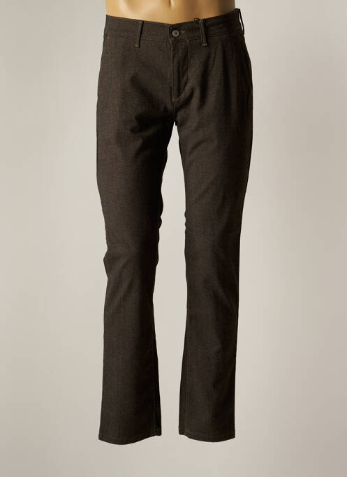 Pantalon slim marron PIONEER pour homme