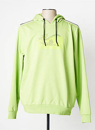 Sweat-shirt à capuche vert MONTE CARLO pour homme
