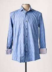 Chemise manches longues bleu MONTE CARLO pour homme seconde vue