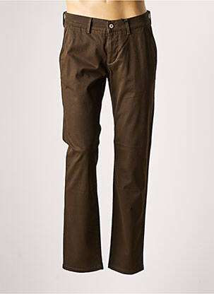 Pantalon chino marron PIONEER pour homme