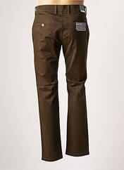 Pantalon chino marron PIONEER pour homme seconde vue