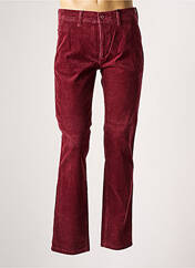 Pantalon chino rouge PIONEER pour homme seconde vue