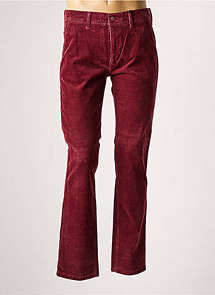 Pantalon chino rouge PIONEER pour homme