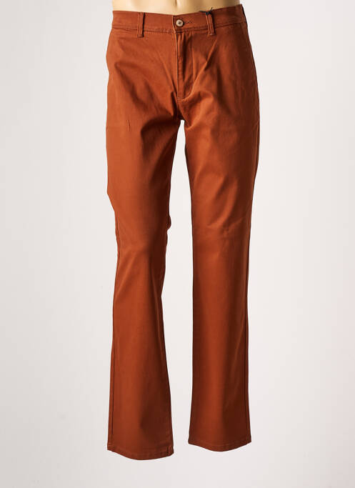 Pantalon chino marron PIONEER pour homme