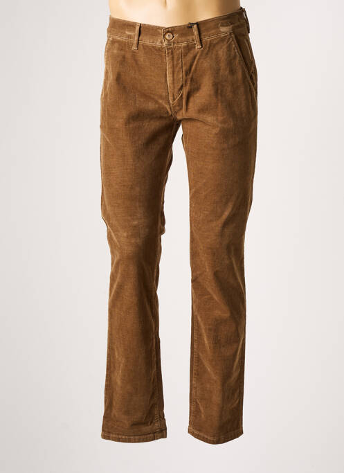 Pantalon chino marron PIONEER pour homme