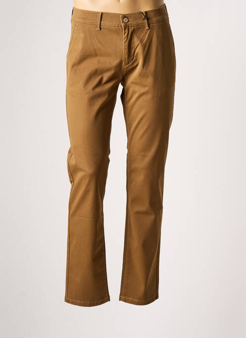 Pantalon chino marron PIONEER pour homme