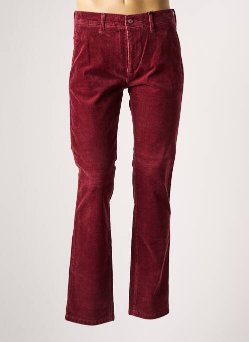 Pantalon chino rouge PIONEER pour homme