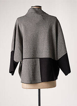 Pull tissage chiné manches longues gris JOSEPH RIBKOFF femme