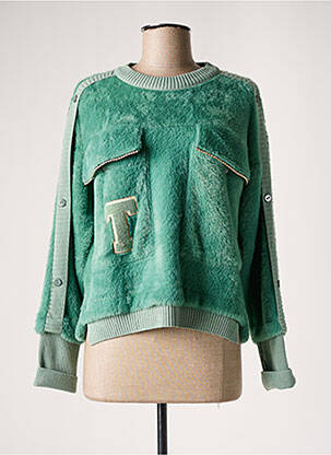 Pull vert TRICOT CHIC pour femme