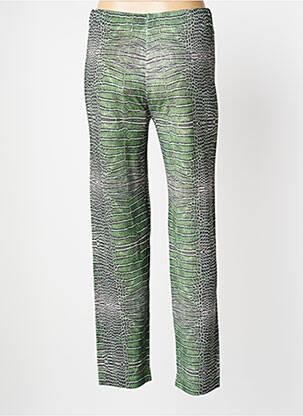 Pantalon droit stretch taille normale vert JEI'S BY LETIZIA DENARO femme