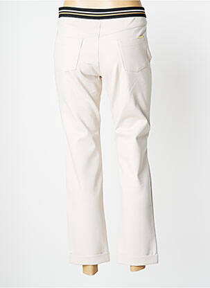 Pantalon slim taille élastique taille normale beige WALTRON femme