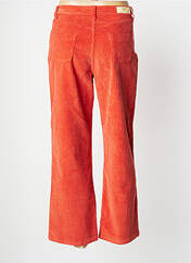 Pantalon droit orange WALTRON pour femme seconde vue