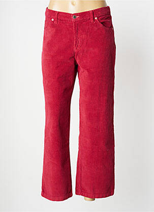 Pantalon droit rouge WALTRON pour femme