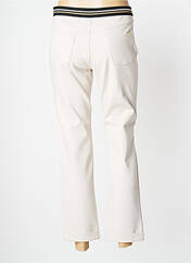 Pantalon slim beige WALTRON pour femme seconde vue