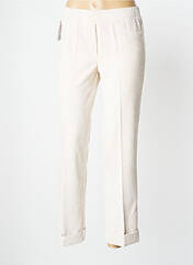 Pantalon slim beige WALTRON pour femme seconde vue