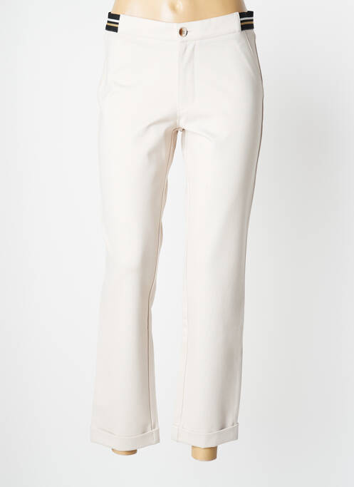 Pantalon slim beige WALTRON pour femme