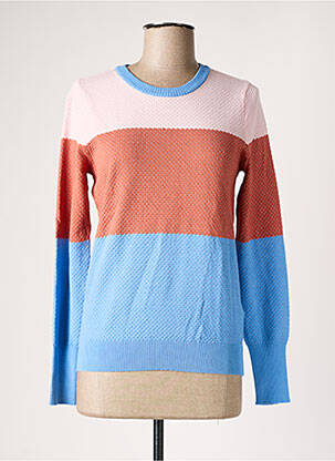 Pull resserrée sur le bas manches longues bleu NUMPH femme