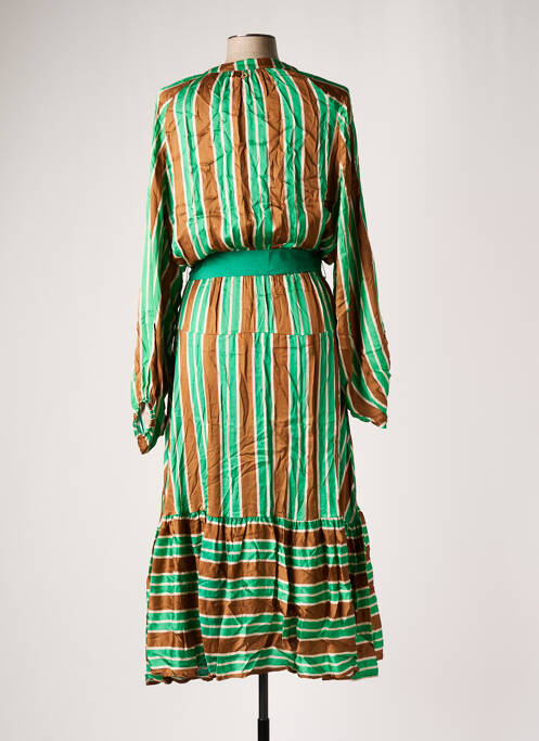 Robe longue vert DIXIE femme