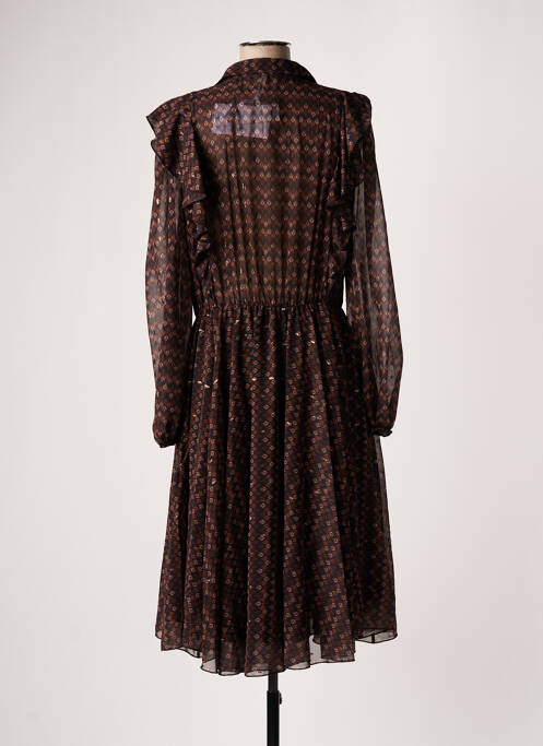 Robe mi-longue noir IMPERIAL femme