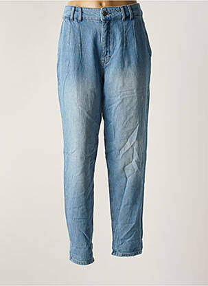 Jean coupe mom poches taille haute bleu NUMPH femme