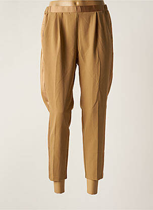 Pantalon droit taille normale taille normale beige IMPERIAL femme