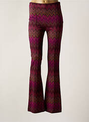 Pantalon flare violet IMPERIAL pour femme seconde vue