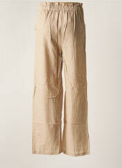 Pantalon large beige NUMPH pour femme seconde vue