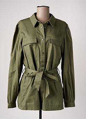 Veste casual col chemisier vert NUMPH femme