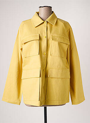 Veste casual coupe droite jaune NUMPH femme