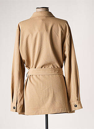 Veste casual coupe droite beige KAFFE femme