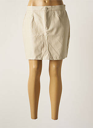 Jupe courte poches beige TIFFOSI femme